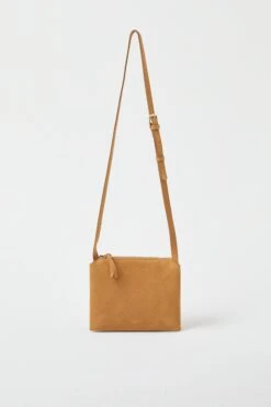 CLOSED Veloursledertasche