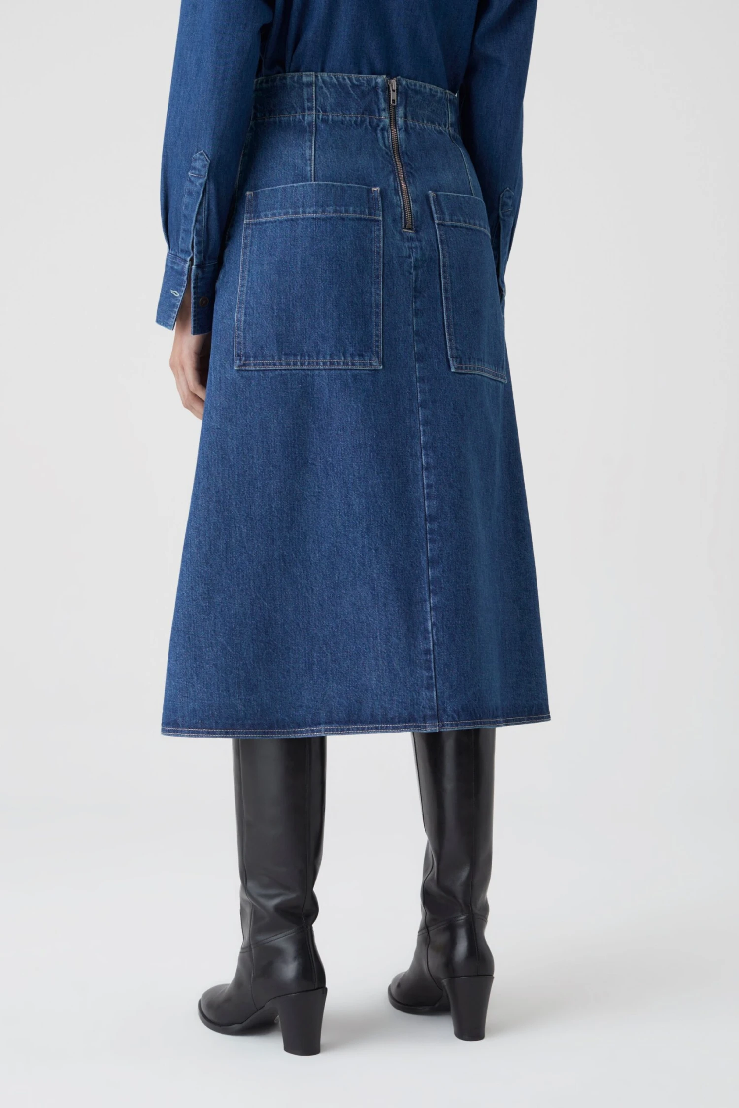 CLOSED Denim Skirt In A-Shape 6 CLOSED Denim Skirt In A-Shape – Bild 4