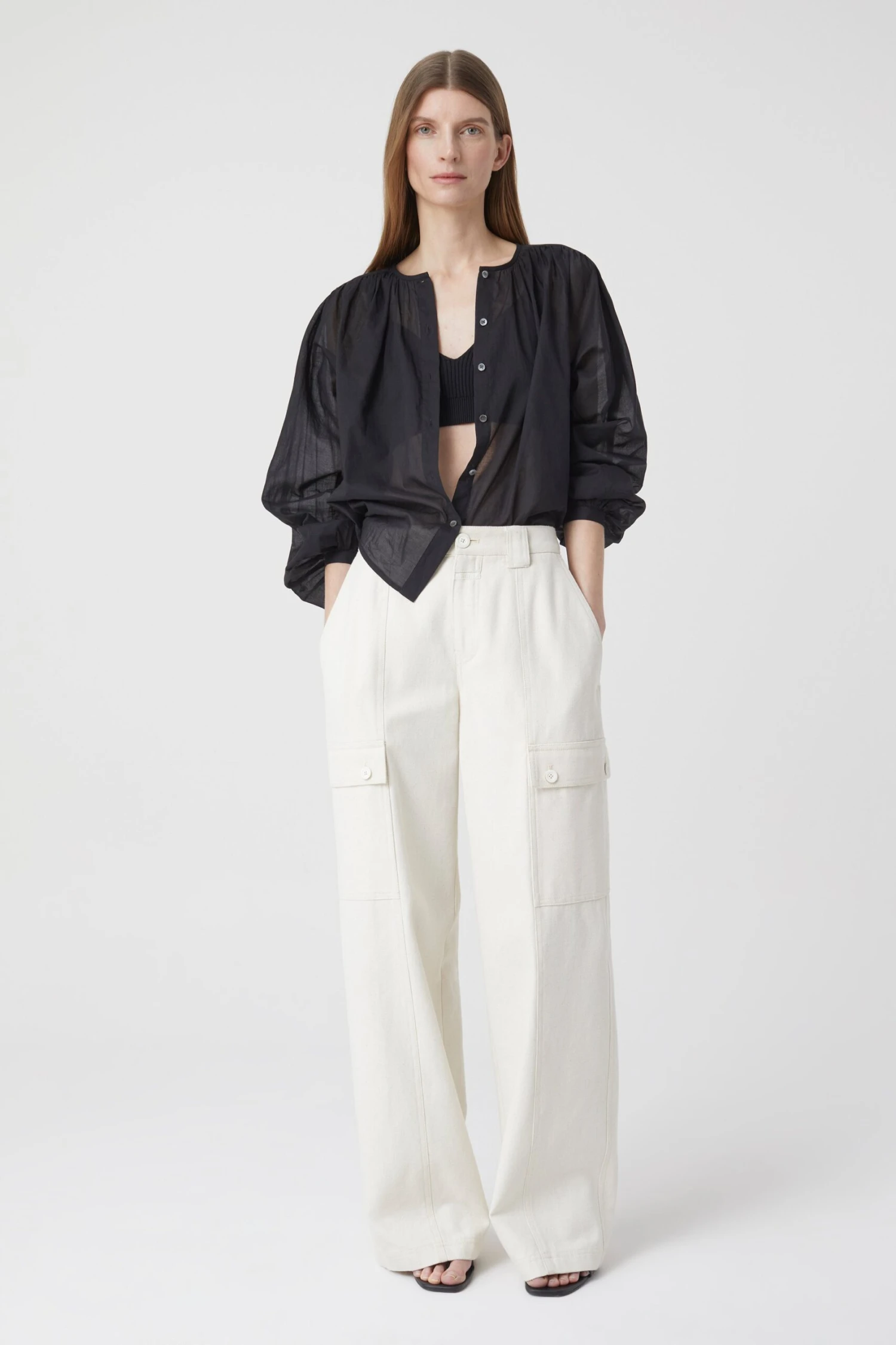 CLOSED Bluse Aus Baumwoll-Voile 7 CLOSED Bluse Aus Baumwoll-Voile – Bild 5