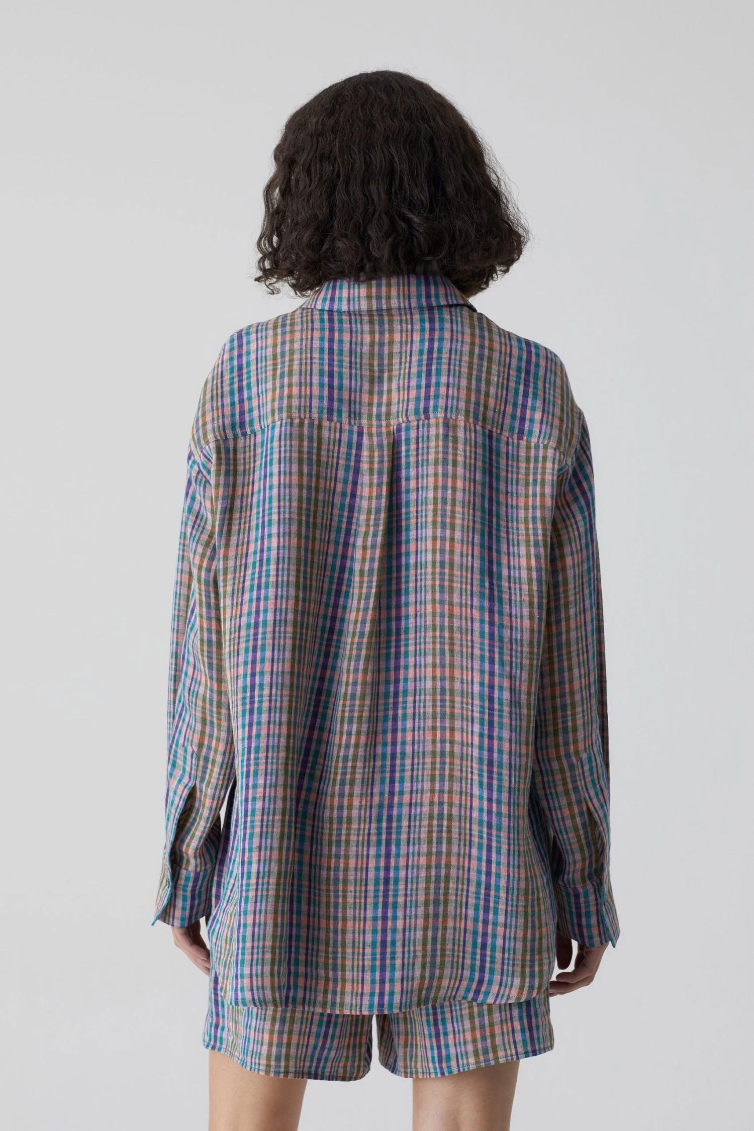 CLOSED Checked Linen Shirt 4 CLOSED Checked Linen Shirt – Bild 2