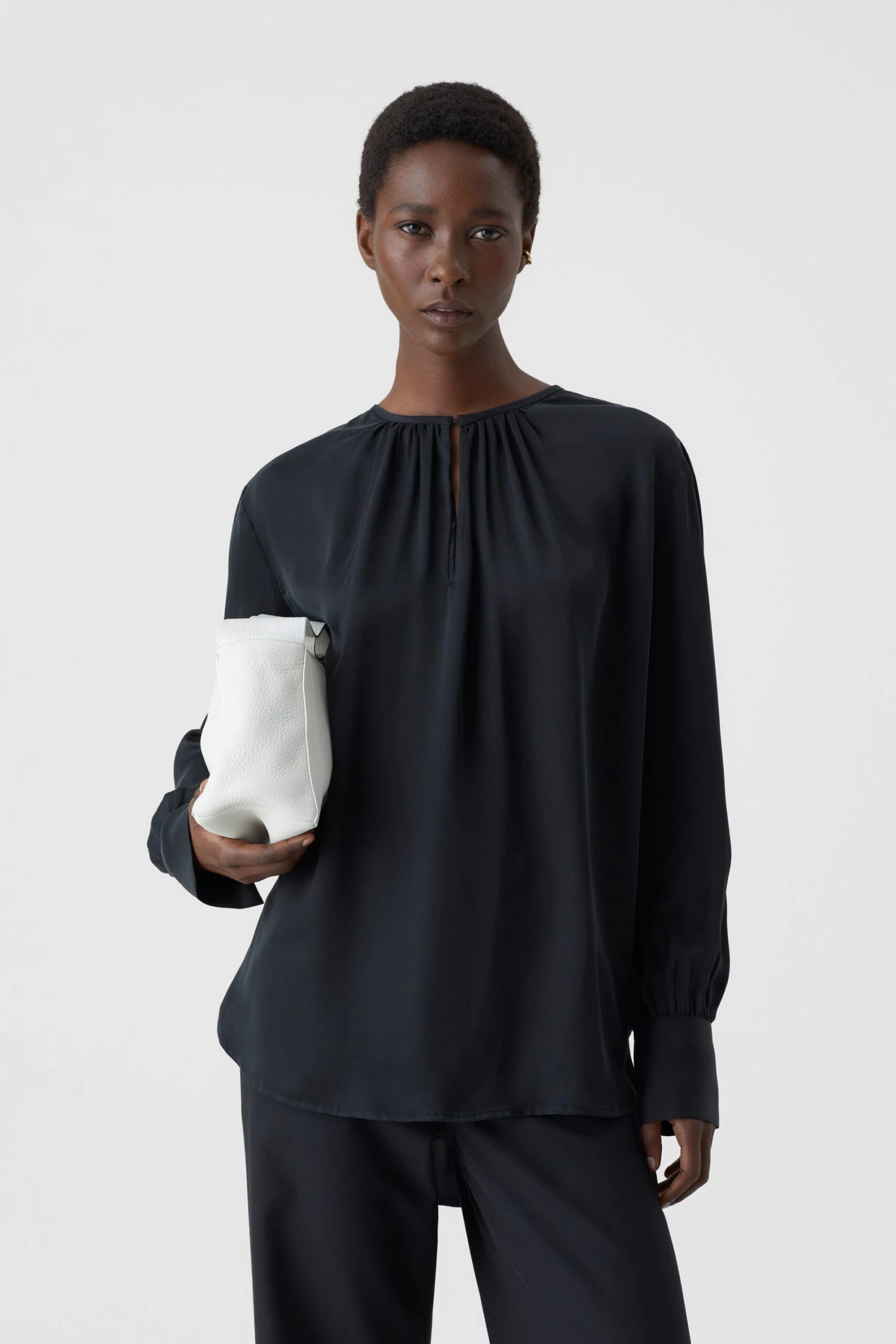 CLOSED Bluse Aus Cupro 3 CLOSED Bluse Aus Cupro