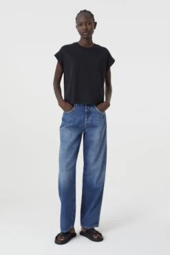 CLOSED T-Shirt Mit C-Stickerei -CLOSED Verkäufe C95301 45V EM 100 4