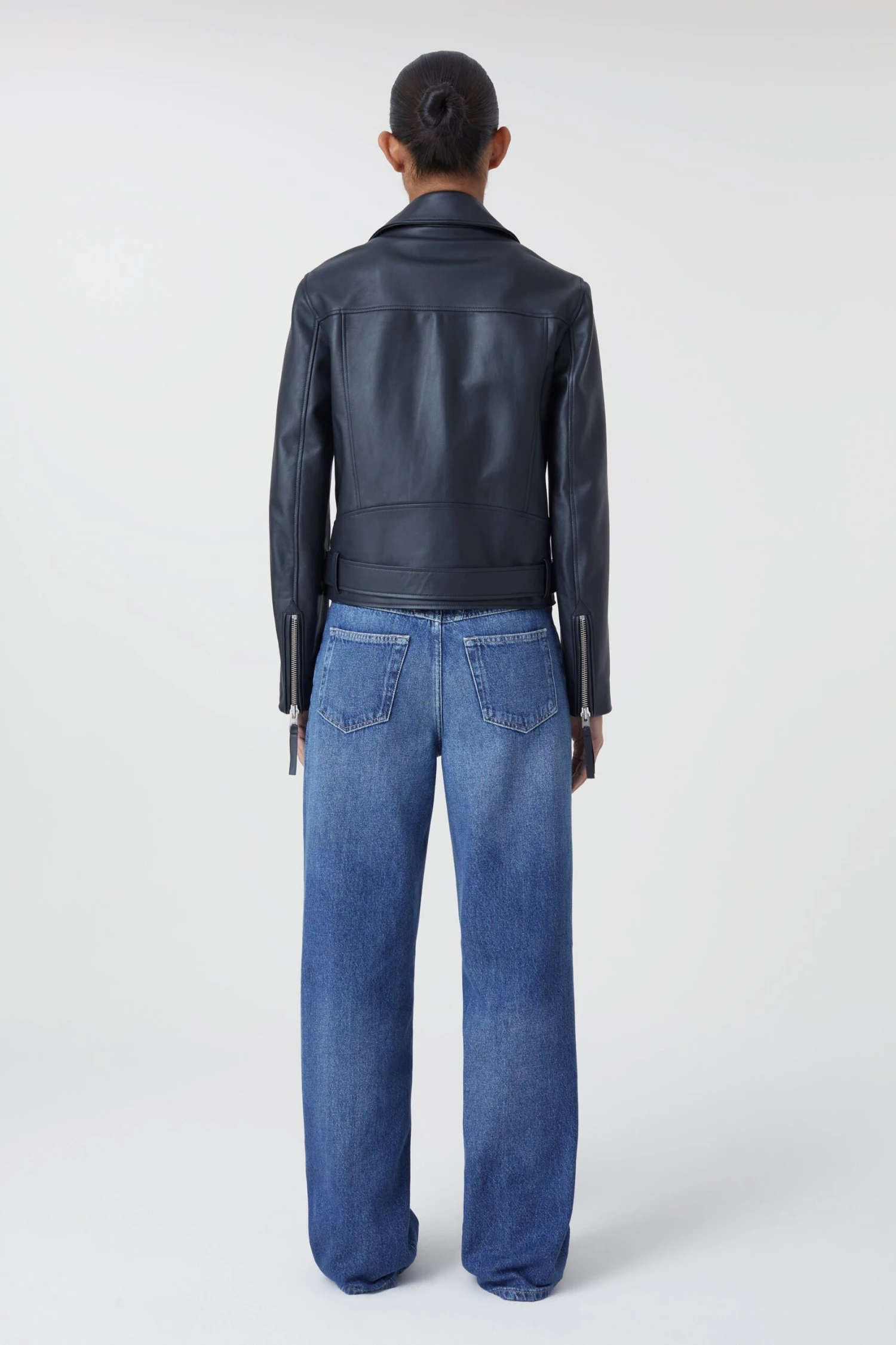 CLOSED Biker Jacket Aus Leder 4 CLOSED Biker Jacket Aus Leder – Bild 2