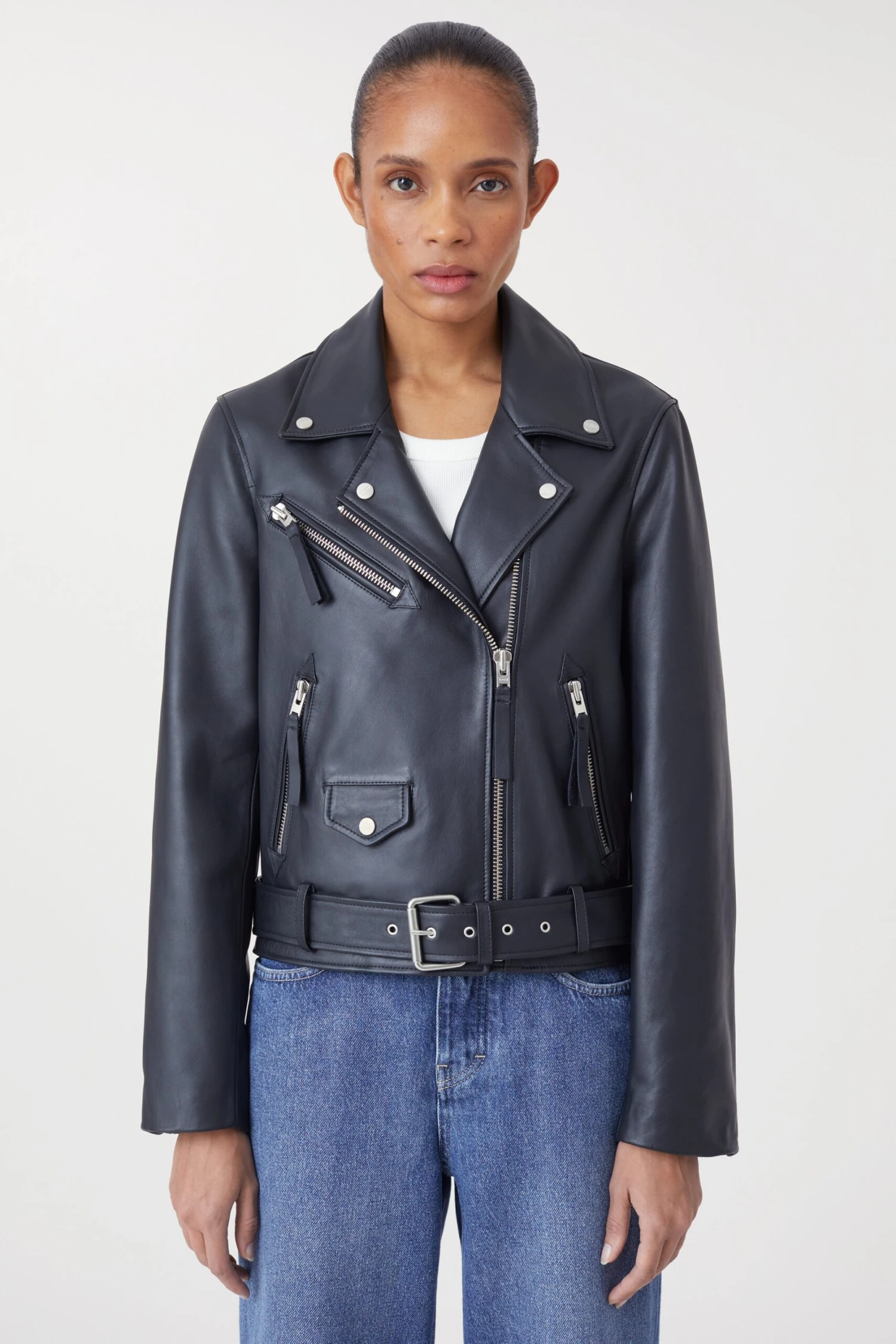 CLOSED Biker Jacket Aus Leder 7 CLOSED Biker Jacket Aus Leder – Bild 5