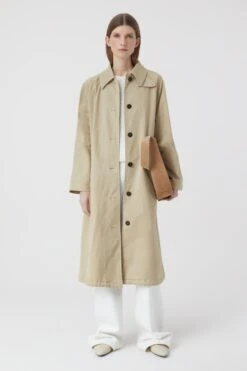 CLOSED Single Breasted Long Coat -CLOSED Verkäufe C97541 30Z 30 275 4