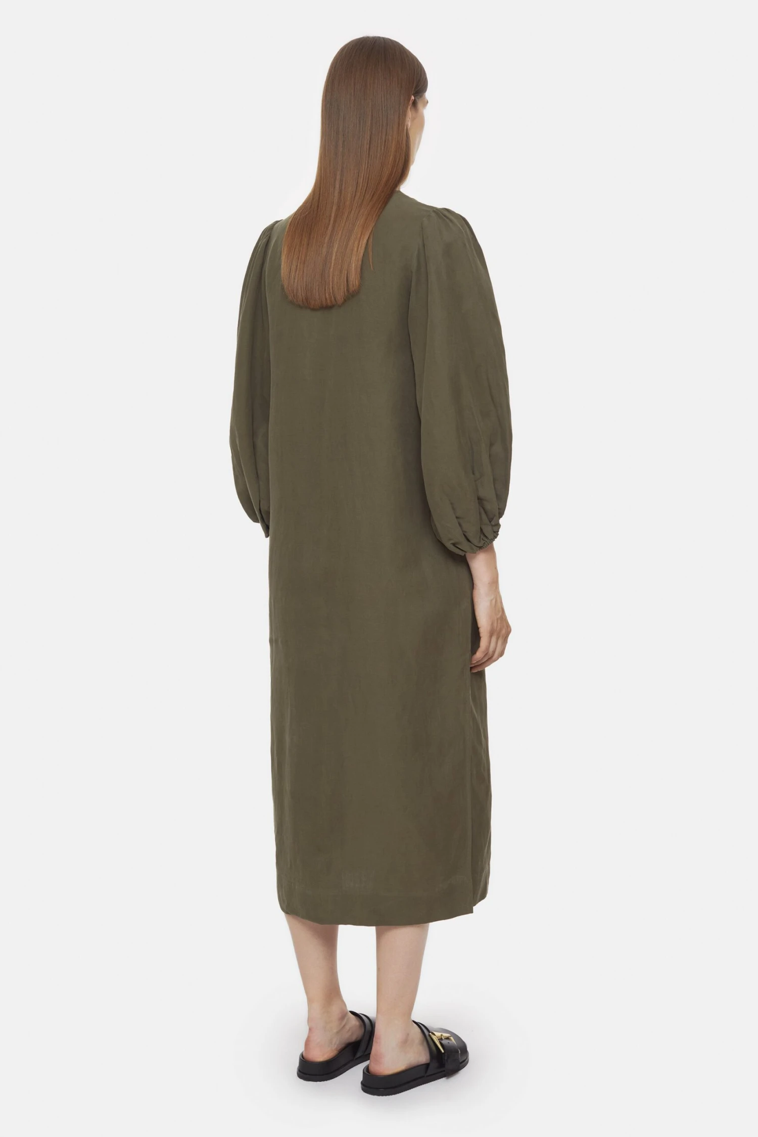 CLOSED Seide-Leinen-Kleid 4 CLOSED Seide-Leinen-Kleid – Bild 2