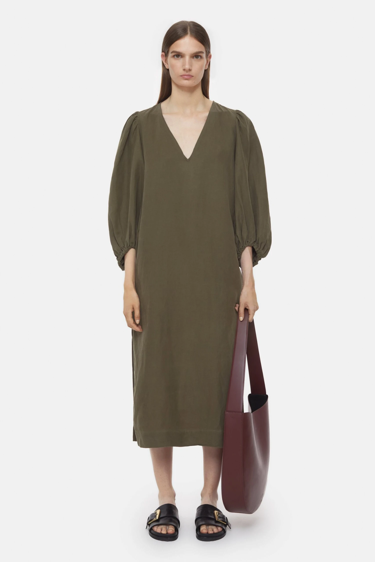 CLOSED Seide-Leinen-Kleid 7 CLOSED Seide-Leinen-Kleid – Bild 5