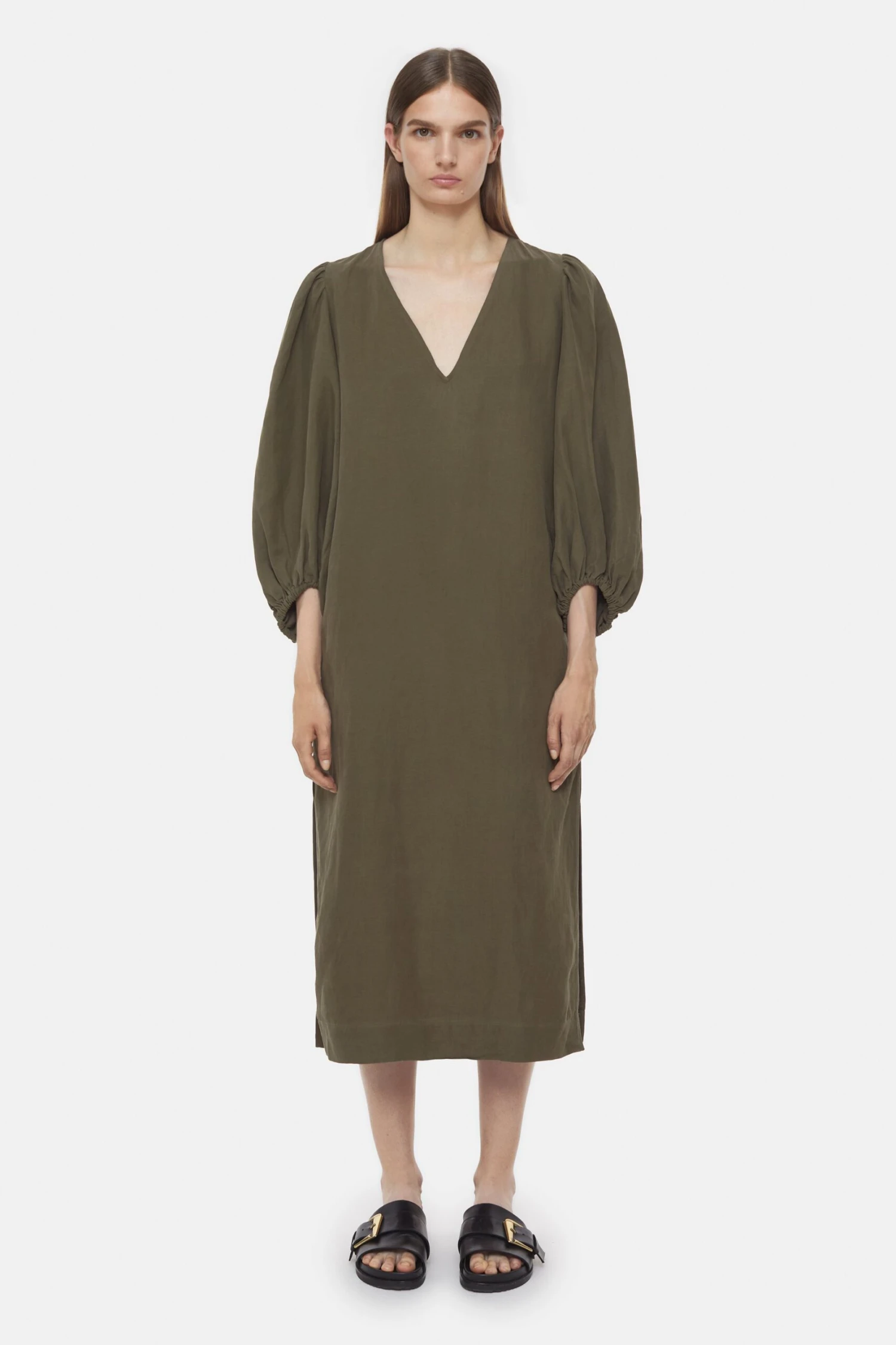 CLOSED Seide-Leinen-Kleid 3 CLOSED Seide-Leinen-Kleid